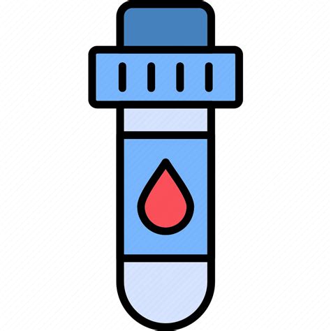 Blood, drop, healthcare, medicine, test, tube icon